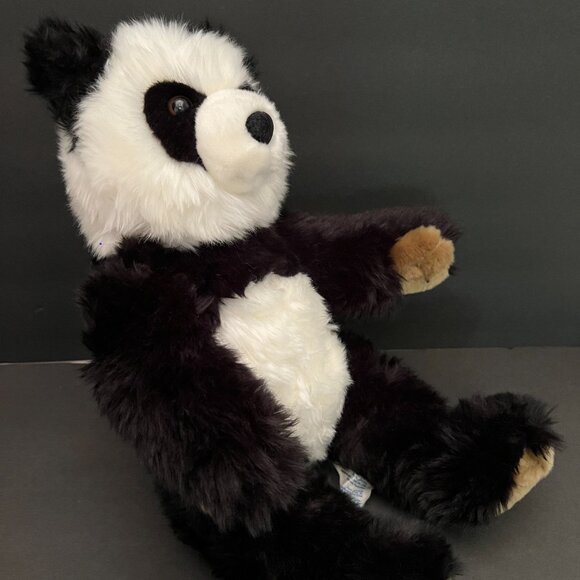Build-a-Bear Black and White Furry Panda Bear - Picture 2 of 3